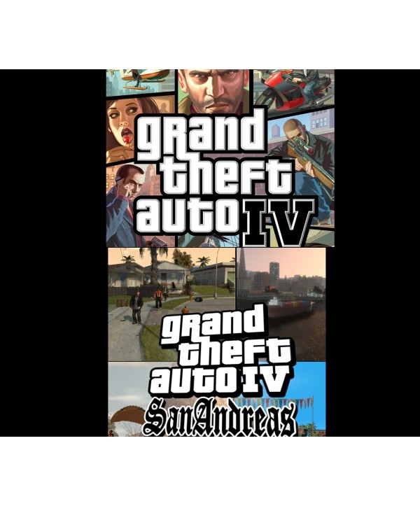 Grand Theft Auto IV Complete Edition + Grand Theft Auto: San Andreas Gift Steam Key GLOBAL
